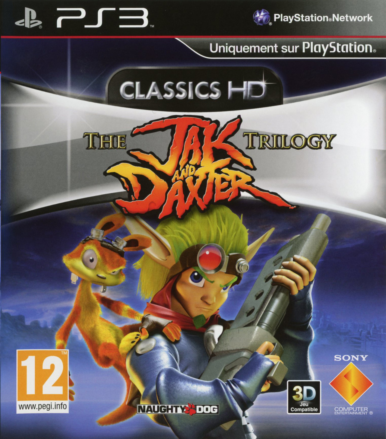 Jaquette Jak and Daxter